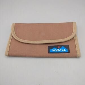 KAVU Big Spender Tri-Fold Wallet Brown Tan Wallet